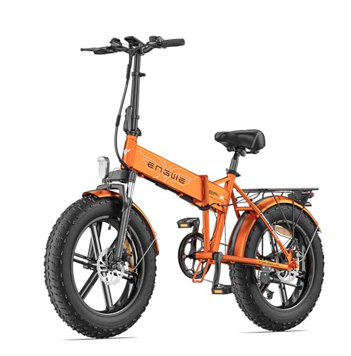 ENGWE Bici Elettrica Pieghevole, 20'×4.0 Fat Tire 7 Velocità Bicicletta Elettrica da 48V 13Ah Batteria Rimovibile, Autonomia di Massima 120KM 250W E-bike da per Ogni Terreno & MTB & Spiaggia & Neve
