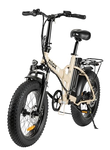 Nilox, E-Bike X8 SE, Bici Elettrica Pieghevole, Fino a 70 km di Autonomia, Fino a 25 Km/h, Brushless High Speed da 36V - 250W e Batteria Removibile 36 V-13 Ah, Gomme FAT 20' x 4', 5 Modalità di Guida