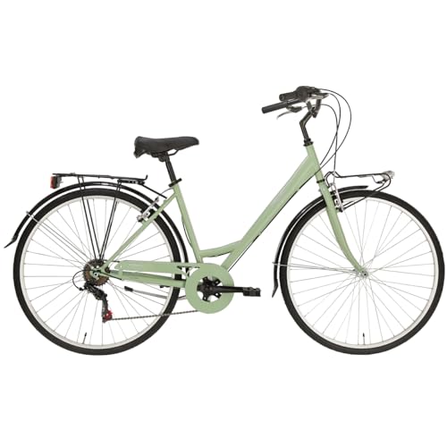 Alpina Bike Moving TRK, Bicicletta Trekking 6v Donna, Verde Menta, 28'