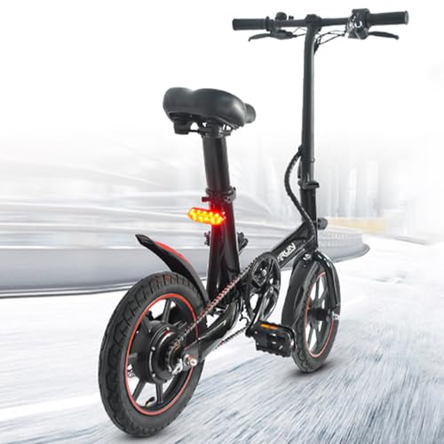 PLAYBIK X40 Bicicletta Elettrica Pieghevole 14' Bici Elettrica con Batteria da 36 V 6 Ah, 250 W Motore, All Terreno Ebike per Adulto, Portata di 25 km Bicicletta Elettrica, Unisex Adulto