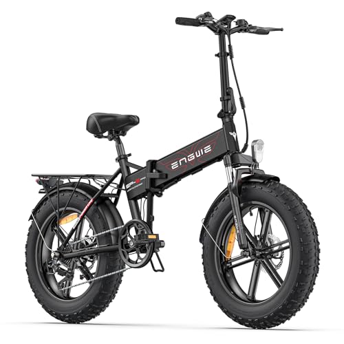 ENGWE Bici Elettrica Pieghevole,20'×4.0' Fat Tire 7 Velocità Bicicletta Elettrica da 48V 13Ah Batteria Rimovibile, Autonomia di 50-120 km E-bike da per Ogni Terreno & MTB & Spiaggia & Neve