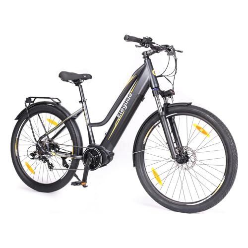 Eleglide Bicicletta Elettrica, C1/C1 ST, con freno a disco idraulico, Motore Centrale 70 NM, Batteria Rimovibile 14,5Ah Trekking, Autonomia di 150-100km C1 ST