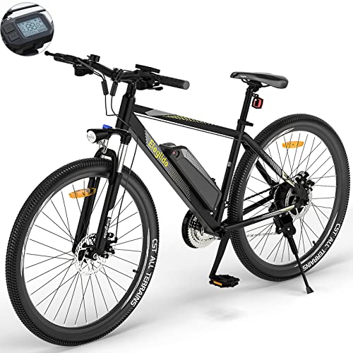 Eleglide Bicicletta Elettrica, M1 Plus, Mountain Bike Elettrica 27,5', mtb elettrica Batteria Rimovibile 12,5 Ah, 21 Velocità, bicicletta elettrica pedalata assistita